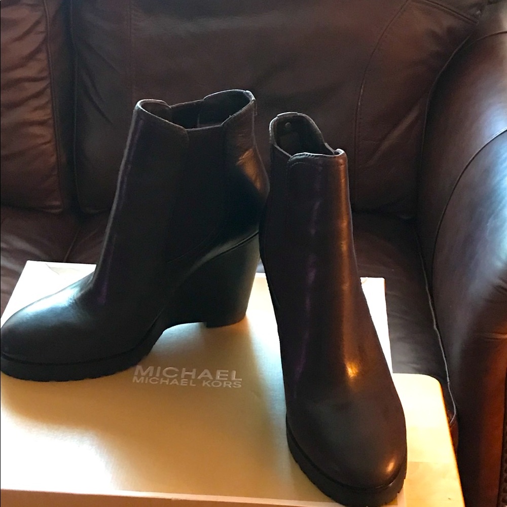 New Leather MIchael Kors Booties